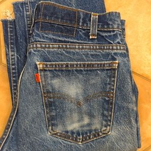 Vintage Levis 505 orange tab, women's size 6